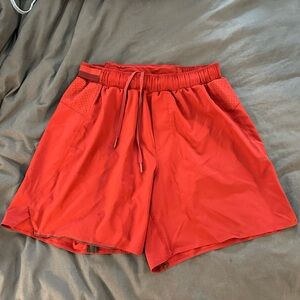 Men's Lululemon Surge Red Shorts